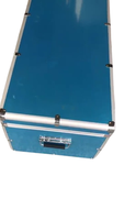 Grande mallette à outils de transport en aluminium bleu/noir personnalisée pour Transit Mallettes à outils de qualité supérieure pour transporter des outils en vol