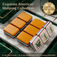 Ensemble de mahjong en acrylique moderne pliable à 7 niveaux, design ballon, personnalisé |   Fabricant OEM/ODM États-Unis