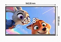 Kabelloser Tragbarer Erweiterter Bildschirm 23,8 Zoll 1080P HDMI Typ-C Eingebauter Lautsprecher Integrierter Ständer Zweitmonitor für Laptop