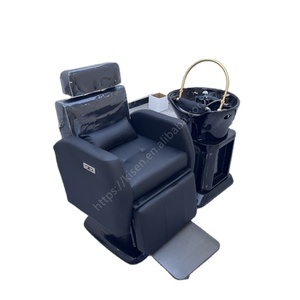 Kisen Lit de salon en cuir personnalisé avec fonction de spa capillaire et de thérapie japonaise du cuir chevelu, doté d'une pomme de douche en cascade et d'une arche de douche à eau chaude optionnelle - Product Image 3