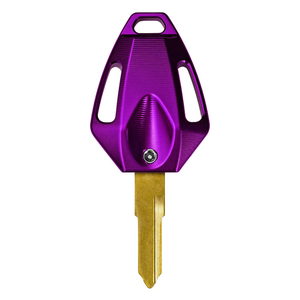 Modification de moto avec matériau en alliage d'aluminium CNC, clé de verrouillage électrique, <span class=keywords><strong>porte</strong></span>-<span class=keywords><strong>clés</strong></span> créatif, ébauche de clé en cuivre - Product Image 4