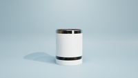 Pot de fleurs en céramique personnalisable, mini pot de fleurs de noël, blanc, en forme de tasse, OEM, pièces