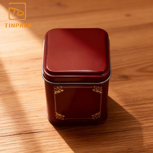 Square <strong>Tin</strong> Can Packaging for <strong>Tea</strong> Loose <strong>Tea</strong> Storage <strong>Tin</strong> Can Wholesales Matcha <strong>Tea</strong> <strong>Caddy</strong> <strong>Tins</strong> - Product Image 3