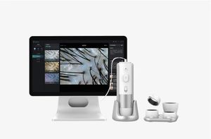 เครื่องสแกนหนังศีรษะ HD ตรวจจับรูขุมขน วิเคราะห์เส้นผม ใช้งานที่บ้าน ความถี่สูง ตรวจวิเคราะห์หนังศีรษะ อุปกรณ์เสริมความงาม - Product Image 4