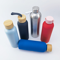 Termo de Acero Inoxidable Aislado de 17oz/500ml, Botella de Agua Personalizada Libre de BPA, Termo de Doble Pared con Aislamiento al Vacío