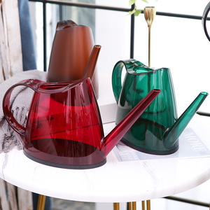 บัวรดน้ำพลาสติกทรงรีฝ้าใสทนทานสำหรับทำสวนกลางแจ้ง - Product Image 1