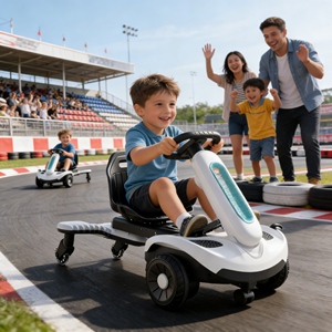 Kart à dérive électrique pour enfants fabriqué en usine, kart à dérive électrique, kart à pédales électriques 24V pour les grands enfants, cadeau <span class=keywords><strong>de</strong></span> <span class=keywords><strong>course</strong></span> - Product Image 1