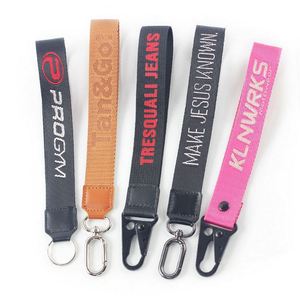 Custom Lanyards With Logo Keychain Holder Woven Polyester Lanyard - Product Image 3