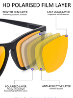 Gafas de sol polarizadas Vintage clásicas superventas, protección UV400, gafas de sol para conducir y pescar al aire libre