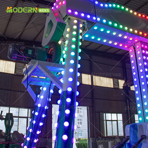 Equipo de Entretenimiento Portátil, Mini Atracciones de Frisbee con Remolque, Atracción de Feria, Manege de Diversión - Product Image 5