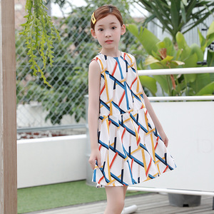 New Products Looking for Distributor Wholesale Sewing a Sleeveless Russian Style Rose Dress Designs Teenage Girl Shirts - Product Image 2