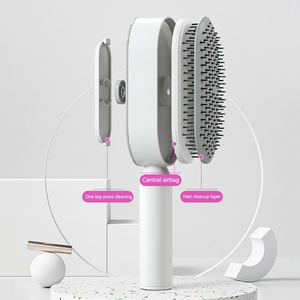 Self Cleaning Hair <b>Brush</b> for Women One-key Cleaning Hair Loss Airbag Massage Scalp Comb Anti-Static Hairbrush - Product Image 5