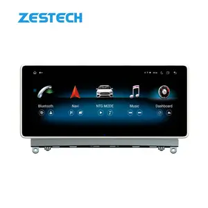 Pemutar multimedia dasbor stereo, pemutar multimedia dasbor android 12 8 + 128g 12.3 inci 720p untuk mercedes benz Kelas C 2007-2010