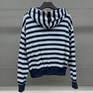 Designer Custom Drop Shoulder Boxy Zipper Hoodie Manufacturers Printed Oversized <b>Hoodies</b> Men Stripe Heavyweight <b>Zip</b> <b>Up</b> Hoodie - Product Image 2