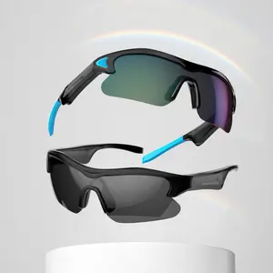 2023ファッションTr90bluetoothSunglassesユニセックスゲーム用サイクリングスマートオーディオグラス、Bluetoothランニングヘッドフォン付き