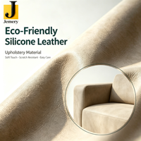 Tissu d'ameublement en cuir silicone écologique de haute qualité pour canapé, résistant à l'eau et aux rayures, OEM ODM