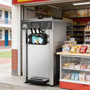 เครื่องทำไอศกรีมซอฟต์เสิร์ฟเชิงพาณิชย์ระดับไฮเอนด์จากอิตาลี โครงสร้างสแตนเลส ความจุ 20 ลิตร/ชั่วโมง - Product Image 3
