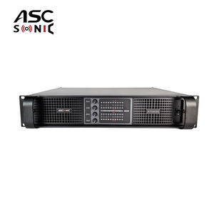 מגבר הספק סטריאו ASCSONIC AT6000Q בעל 4 ערוצים, 4 אוהם, מתכת, High-End, 4x1600W RMS, עם אחריות לשנתיים - Product Image 1