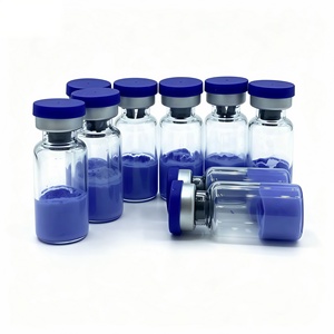 Livraison Rapide Poudre GHK-Cu Haute Pureté Vente Directe Usine Matière Première Cosmétique Tripeptide de Cuivre-1 Peptide de Cuivre Bleu - Product Image 3