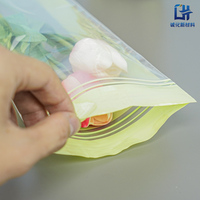 Bolsas de Almacenamiento de Alimentos con Doble Cierre de PE Personalizadas, Bolsas para Congelador Impresas, a Prueba de Fugas, para Mantener Frescos los Alimentos, Bolsas Desechables con Cierre