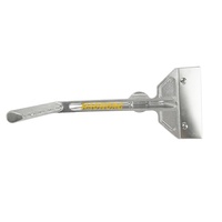 Grattoir de barbecue robuste en fonte d'aluminium et acier inoxydable, brosses de nettoyage résistantes à la chaleur pour la cuisine et la restauration
