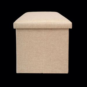 Modern Stool Living Room Furniture <b>Storage</b> Box Fabric Stainless Steel Bamboo Highest Quality Sample Available Stools Counter - Product Image 1