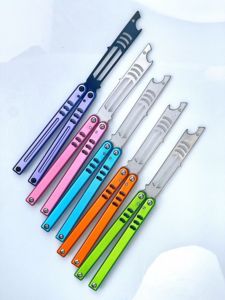 มีดคารัมบิตพับได้ ใบมีดเหล็ก 3Cr13 ปรับเปลี่ยนและเปลี่ยนใบมีดได้ ด้ามอลูมิเนียม เหมาะสำหรับการล่าสัตว์ ฝึกซ้อม และกิจกรรมกลางแจ้ง - Product Image 3