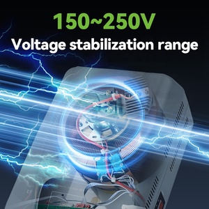 TSD 2KVA a 15KVA Ac Regulador de voltaje automático Estabilizador Servomotor Tipo Pantalla LED montada en la pared - Product Image 4
