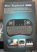 Mini Teclado Inalámbrico Rii I8 2.4G con Panel Táctil, Retroiluminación de Color, Control Remoto con Retroiluminación para Android TV Box, Smart TV, Mini PC