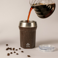 Tasse à café anti-chute avec ventouse, tasse à thé, bureau, tasse à café anti-fuite avec base à ventouse magique