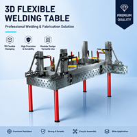 Plateforme de soudage modulaire 3D de qualité industrielle, table de soudage en fonte nitridée lisse pour divers travaux de soudage