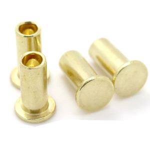 Cung cấp Vòng đầu bán Rỗng Đồng đinh tán Vòng Đầu phẳng Đồng đinh tán xe phanh Pad đinh tán - Product Image 2