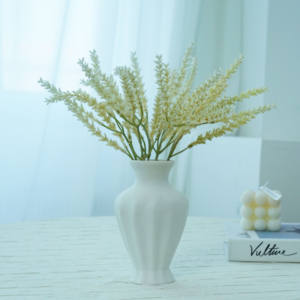 Atacado Decoração Do Casamento 5 Garfo Flor De Lavanda Planta De Plástico Artificial Flor De Lavanda Venda Quente Lavanda Flores Artificiais - Product Image 2