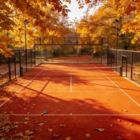 Terrain de padel panoramique flottant de luxe, portable, avec gazon rose, structure en acier, 20x10m, assemblé, gonflable