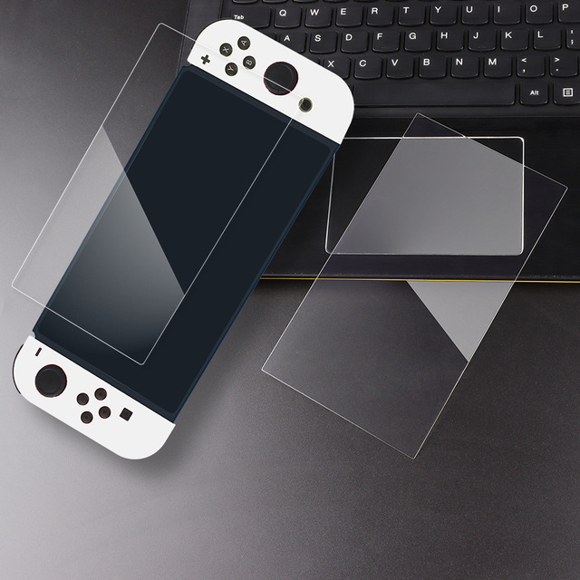 For Nintendo Switch OLED Game Console Tempered Glass Screen Protector High Definition Clear