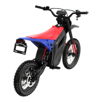 Moto électrique tout-terrain pour adultes 1500W à moteur central 48V 27Ah, roues F14 R12 pouces, 60km/h, autonomie 40km, cyclomoteur électrique, vente en gros