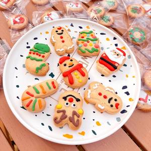 <span class=keywords><strong>Galletas</strong></span> Decoradas con Azúcar Glaseada para Fiestas Navideñas, <span class=keywords><strong>Galletas</strong></span> Americanas de Jengibre para Niños - Product Image 4