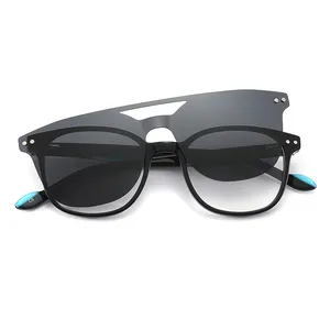 الموضة المتضخم النظارات الشمسية المغناطيسي كليب على نظارات شمسية البصرية مصمم ريترو نظارات بمادة الخلات إطار