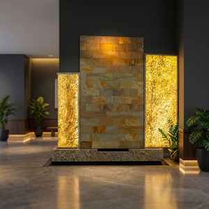 Revêtement mural en pierre naturelle mince, imperméable et ignifuge, 100% pierre naturelle, pour usage extérieur et intérieur - Product Image 4