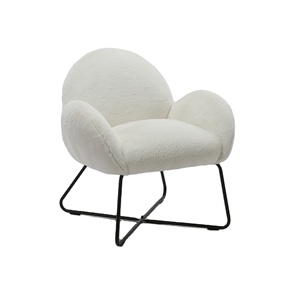 <span class=keywords><strong>Fauteuil</strong></span> en <span class=keywords><strong>tissu</strong></span> fourrure moderne de luxe CARLFORD avec couleur personnalisée <span class=keywords><strong>pour</strong></span> salon - Product Image 1