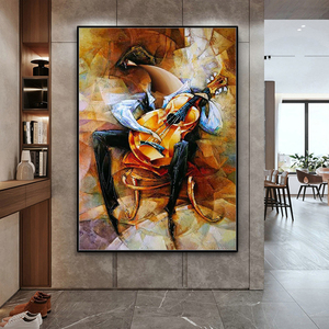 Póster <span class=keywords><strong>de</strong></span> Lienzo Hecho a Mano <span class=keywords><strong>de</strong></span> <span class=keywords><strong>Picasso</strong></span>, Cuadro <span class=keywords><strong>de</strong></span> <span class=keywords><strong>Pintura</strong></span> al Óleo Famoso, Cuadros Modernos y Elegantes, Arte Abstracto para Decoración del Hogar - Product Image 1