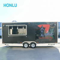 Concession Food Trailer Mobile Bbq Hot Dog Kiosque Crème Glacée Pizza Remorque Food Truck Avec Cuisine Complète À Vendre