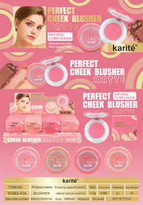 Best-seller Karite Perfect Cheek, blush naturel pour le <span class=keywords><strong>teint</strong></span>, blush pour le visage, <span class=keywords><strong>maquillage</strong></span> cosmétique, produit de beauté, logo personnalisé OEM - Product Image 5