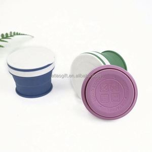 Tasses à café en silicone personnalisables, mignonnes et créatives, bouteille d'eau sport pliable souple, isotherme chaude/froide, grande taille, rouge - Product Image 1