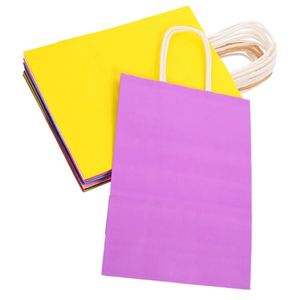 Customized Kraft Paper Printed Recyclable Classic Craft Gift Bag with Handle Milk Tea Coffee <b>Candle</b> - Product Image 2