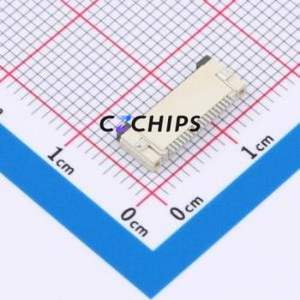 XW0520012-180R-001 FFC/<b>FPC</b> Connector SMD,P=0.5mm,Horizontal Mount Connector Flip Cover Type Bottom Contact 18P 0.5mm - Product Image 2