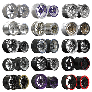 Nuevas Llantas Beadlock de Aleación de Aluminio Forjado Personalizadas de 17-18 Pulgadas 17x10 18x10 Diseño de Malla Fresada Negro Brillante con Radios 6x139.7/135 para - Product Image 3