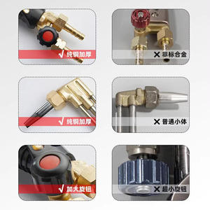 Torche de découpe à aspiration de type jet en acier inoxydable G01-30/100, dispositif anti-retour de flamme pour lames de soudage, torche à aspiration de type jet lestée - Product Image 5