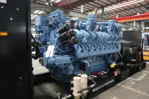 1000KVA Generatrice MTU Mesin Diesel Siaga/Pembangkit Listrik Cadangan Stasiun Minyak/Gas