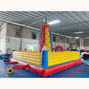 Approvisionnement d'usine PVC gonflable grimpeur mur défi sport jeu escalade colline toboggan avec Kits de réparation accessoire - Product Image 3